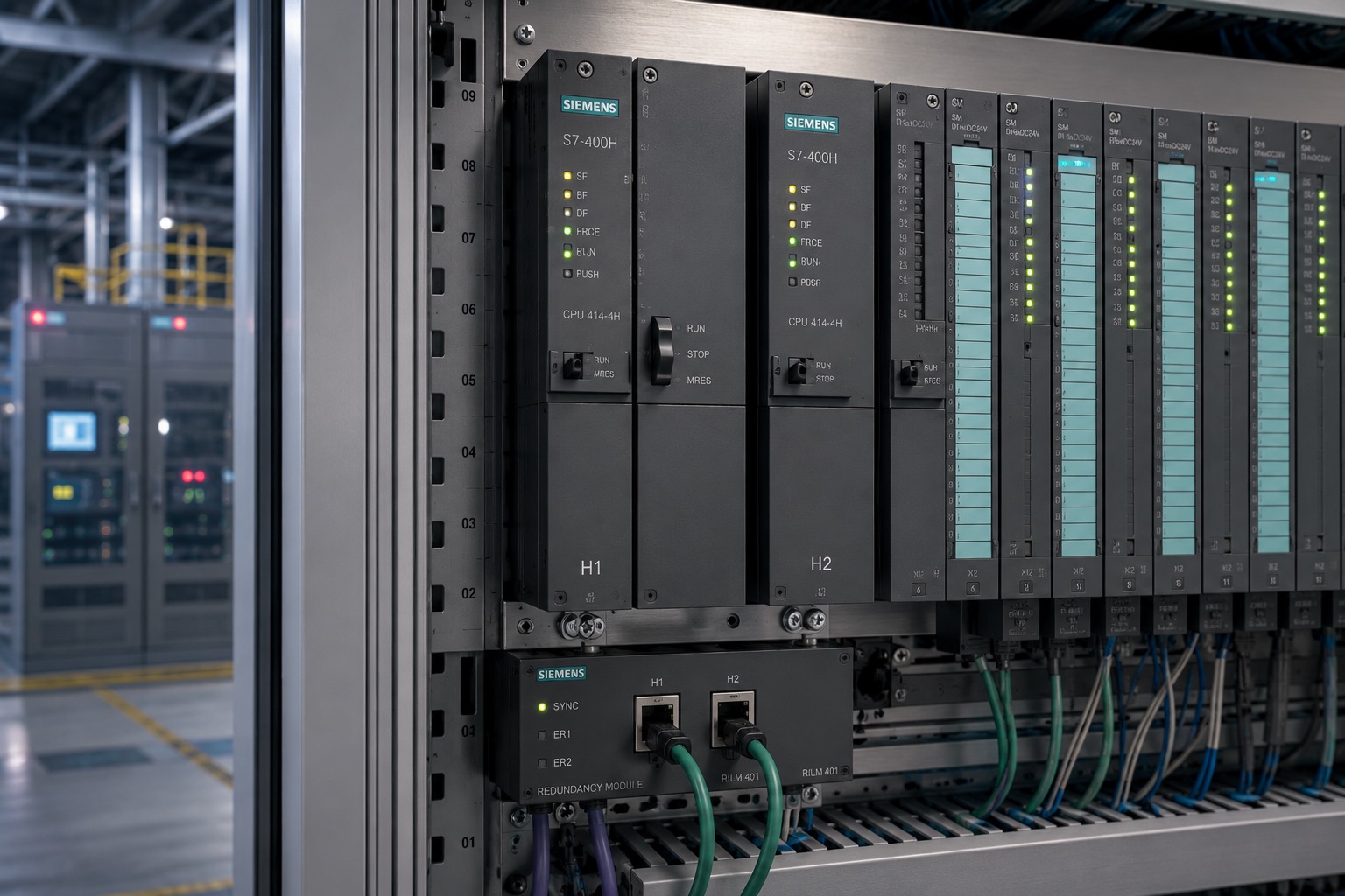 Siemens SIMATIC S7-400H 이중화 컨트롤러